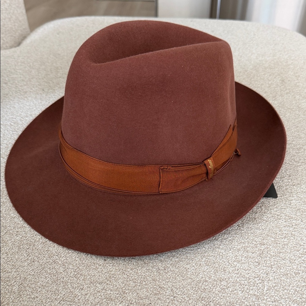 Borsalino Classic Brown Fedora Hat